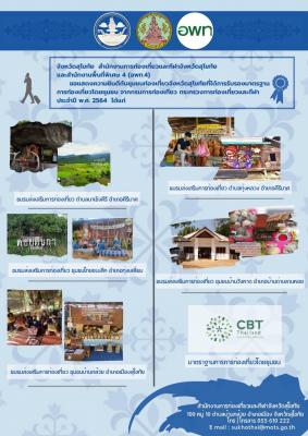 ขอแสดงความยินดีชุมชนท่องเที่ยวในจังหวัดสุโขทัย ที่ได้รับมาตราฐานการท่องเที่ยวโดยชุมชน (ฺCBT) จากกรมการท่องเที่ยว กระทรวงการท่องเที่ยวและกีฬา